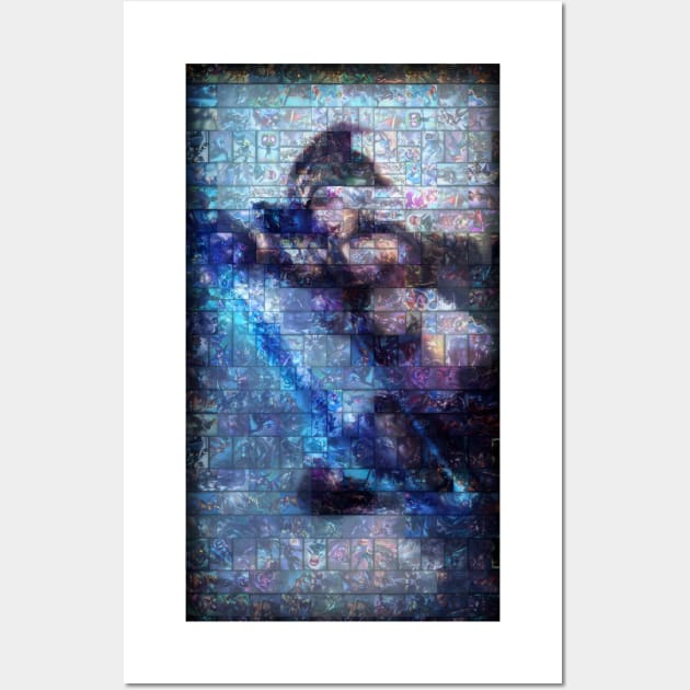 Ashe Mosaic Portrait 1 Wall Art by nowtfancy